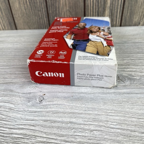 Canon 4x6 Photo Paper Plus Glossy 120 Sheets for inkjet - Picture 5 of 14